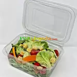Plastic Salad Container Large With Lids in Ethiopia