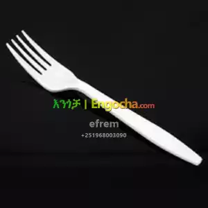 Plastic White Fork 36pcs in Ethiopia