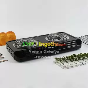 Saachi Double Hot Plate NL-HP-2141C – Cook Twice as Fast with 2000W Power in Ethiopia