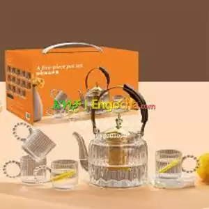 Seven-Piece Tea Pot Set – Elegant & Timeless in Ethiopia