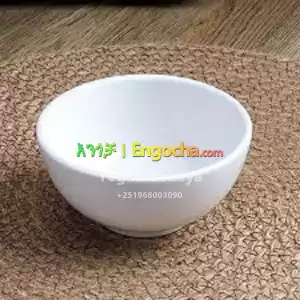 Small White Bowl in Ethiopia