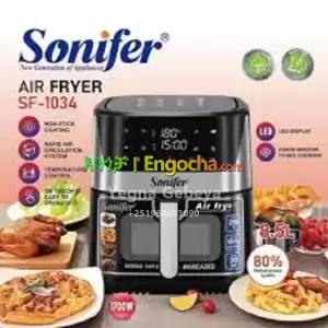 Sonifer Digital Air Fryer SF-1034 Powerful 1700W, Large 8.5L Price in Ethiopia