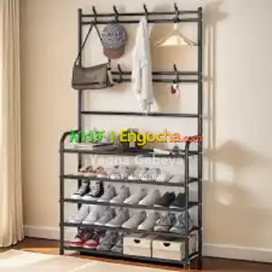 Stainless Steel Clothes Rack - 4 Tier Shoes Rack Organizer in Ethiopia
