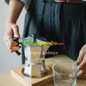 Stovetop espresso maker 9 cup in Ethiopia