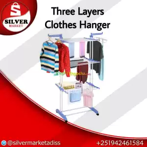 Three Layers Clothes Hanger Rack Price in Ethiopia
