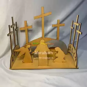 Easter wooden ornaments in Ethiopia