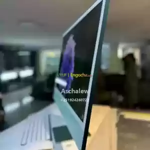 iMac with Apple M3 Chip24-inch 16:9 widescreenRetina 4.5k LED-backlit displaywith true to in Ethiopia