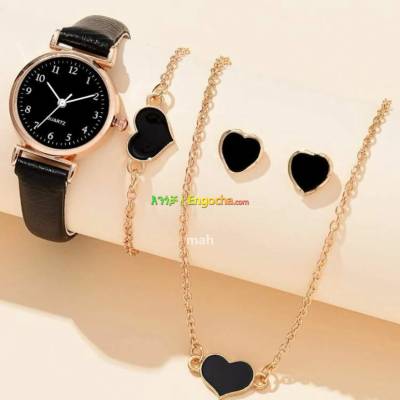 ladies watch and jewelry