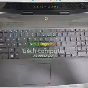 ALIENWARECore i7Ram:16GB Storage:512GB SSD Generation:9thScreen size :15''Graphics card:N in Ethiopia