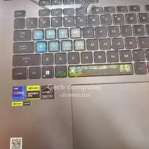 Asus ROG Strix G6114JV(2024)16-inch ROG Nebula Display16.0″ WUXGA 165 Hz IPS + G-Sync  Do Price in Ethiopia