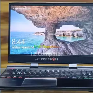 HP Omen X GAMING LAPTOP Core i78th GenerationRam:16GB Storage:512GB SSDScreen size :15' in Ethiopia