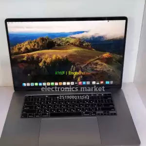 MACBOOK PRO 2019Intel®Core™ i9 1000GB SSD Storage64 GB RAMAMD Radeon Pro 5500M 4GB graphi Price in Ethiopia