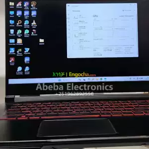 MSI Gaming 15.6 screen in size 144Hz refreshing Rate &3ms IPS Display,️Intel i7-(10th gen in Ethiopia
