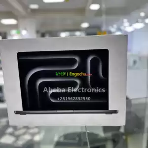 MacBook pro 2024Sealed ️M3 chip 14 inch XDR display512ssd storage 8 GB GB Price in Ethiopia