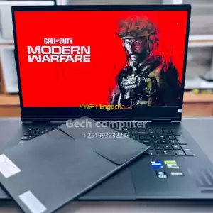 NEW MATE BLACKED ARRIVED ️#GENUINE GAMING LAPTOP ️2PICE AVAILABLE NOW 🅑︎🅡︎🅐︎🅝︎🅓︎ : HP OME in Ethiopia