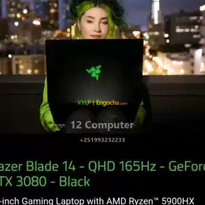 Razer Blade 14 like newmeant conditions due to shipping The Most Powerful 14”        LAPT in Ethiopia