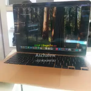 macbook air M1 2020 .Apple M1 chip with 8‑core CPU, 7‑core GPU, and 16‑core Neural Engine Price in Ethiopia