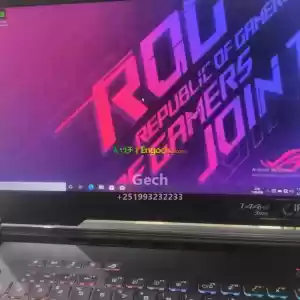 ⭐ New Arrival Gaming Pc ⭐#GAMING LAPTOP️ 🅑︎🅡︎🅐︎🅝︎🅓︎ : ASUS ROG STRIX G512LV 🅓︎🅘︎🅢︎🅟︎🅛︎🅐︎🅨 in Ethiopia