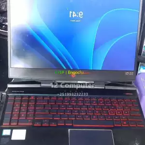 ⭐ New Arrival Gaming Pc ⭐#GAMING LAPTOP️ 🅑︎🅡︎🅐︎🅝︎🅓︎ : HP OMEN X🅓︎🅘︎🅢︎🅟︎🅛︎🅐︎🅨︎: 15.6 inch  in Ethiopia