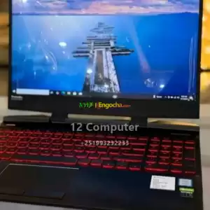 ⭐ New Arrival Gaming Pc ⭐#GAMING LAPTOP️ 🅑︎🅡︎🅐︎🅝︎🅓︎ : HP OMEN X🅓︎🅘︎🅢︎🅟︎🅛︎🅐︎🅨︎: 15.6 inch  in Ethiopia