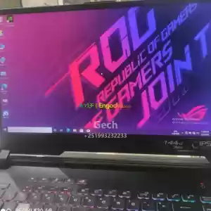 ⭐ New Arrival Gaming Pc ⭐#GAMING LAPTOP️ 🅑︎🅡︎🅐︎🅝︎🅓︎ : ASUS ROG STRIX G512LV 🅓︎🅘︎🅢︎🅟︎🅛︎🅐︎🅨 Price in Ethiopia