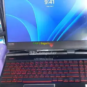 ⭐ New Arrival Gaming Pc ⭐#GAMING LAPTOP️ 🅑︎🅡︎🅐︎🅝︎🅓︎ : HP OMEN X🅓︎🅘︎🅢︎🅟︎🅛︎🅐︎🅨︎: 15.6 inch  in Ethiopia
