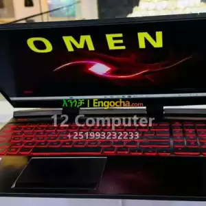 ⭐ New Arrival Gaming Pc ⭐#GAMING LAPTOP️ 🅑︎🅡︎🅐︎🅝︎🅓︎ : HP OMEN X🅓︎🅘︎🅢︎🅟︎🅛︎🅐︎🅨︎: 15.6 inch  in Ethiopia