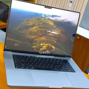️16-inch MacBook Pro with apple M1 pro chip🫶1 TB SSD️16GB unified memory️16.2-inch(diagon Price in Ethiopia