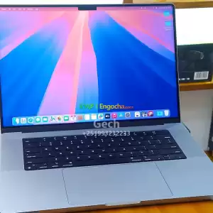 ️16-inch MacBook Pro with apple M1 pro chip🫶1 TB SSD️16GB unified memory️16.2-inch(diagon Price in Ethiopia