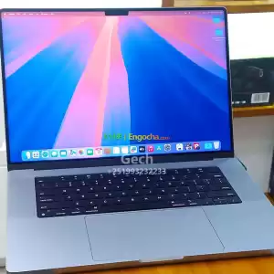 ️16-inch MacBook Pro with apple M1 pro chip🫶1 TB SSD️16GB unified memory️16.2-inch(diagon Price in Ethiopia