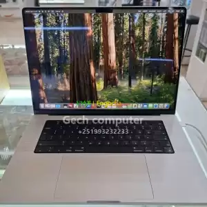 ️16-inch MacBook Pro with apple M1 pro chip🫶1 TB SSD️16GB unified memory️16.2-inch(diagon Price in Ethiopia