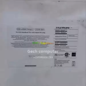 ️Apple MacBook pro M3 ChipM3 Chip processor ️512 gb SSD Storage️ 8 gb Ram Liquid Retina X Price in Ethiopia