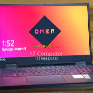 ️HP - OMEN15 Gaming Laptop️Intel® Core™ i7-10750H up to 4.8 GHz with Intel® Turbo Boost T in Ethiopia