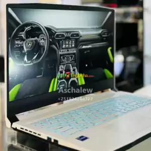 ️MSI SWORD 15️GAMING LAPTOP️Intel core i7-11800H (11th)Total Cores 8; Total Threads 16️Up in Ethiopia