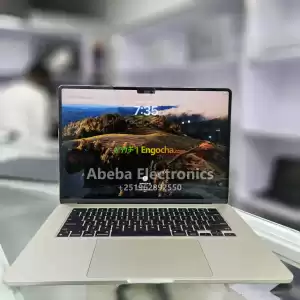 𝐍𝐞𝐰 𝐀𝐫𝐫𝐢𝐯𝐚𝐥..!Apple Macbook Air M3 Chip (2024) - 15 inch 𝗔𝘃𝗮𝗶𝗹𝗮𝗯𝗹𝗲 𝗶𝗻 𝗦𝘁𝗼𝗰𝗸,𝐏𝐫𝐢𝐜𝐞 : 152,0 in Ethiopia