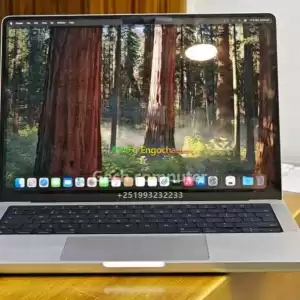 🟥 14-inch MacBook Pro with apple M1 pro  🟥 512 SSD storage 🟥16GB unified memory🟥 14-inch( in Ethiopia