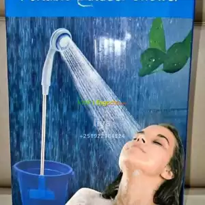 ለሽያጭ የቀረበ ተንቀሳቃሽ ሻወርየተጠራቀመን ውሀ ከባልዲ ወይም ከገንዳ ውስጥ እየሳበ እንደሻወር የሚያፈስ ገራማ ማሽንለጉዞ አጅግ ተመራጭቀላል Price in Ethiopia