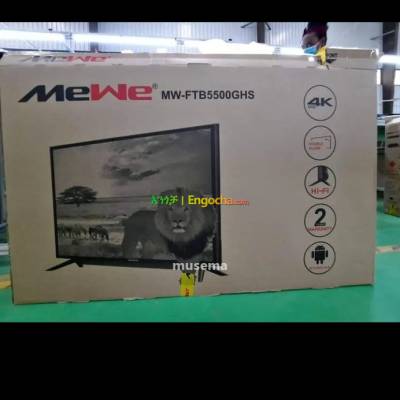 mewe 55" smart android 4K