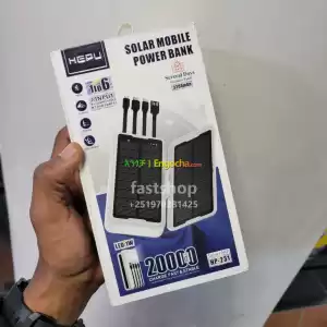 Hepu 20,000mah Solar Powerank Price in Ethiopia