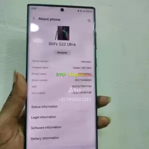 SAMSUNG S22ultra in Ethiopia