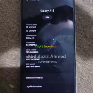 Samsung A13 in Ethiopia