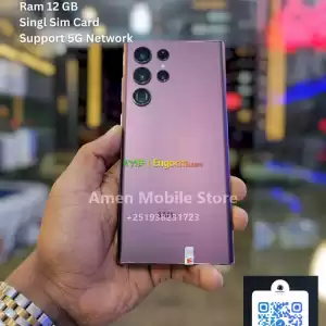 Samsung Galaxy S22 Ultra 5G Price in Ethiopia