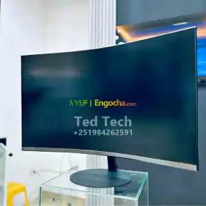  Brand New Samsung 32” Curved Monitor – Stunning Visuals for Work & Entertainment Display in Ethiopia