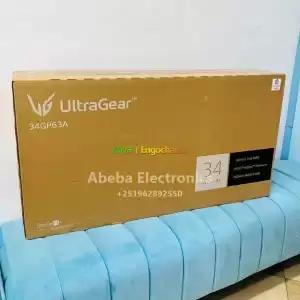 LG GAMING MONITOR CURVED (4k) BRAND NEW PACKED 34 inch HDR10 sRGB 99% 160Hz SCREEN REFRES Price in Ethiopia