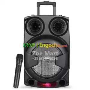 Max CH-1244 – 12″ Audio Speaker with TWS, Bluetooth, Wireless Mic & Remote Price in Ethiopia