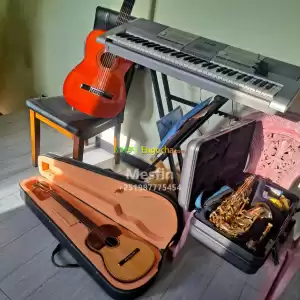 key board,saxophone ,eletrical box guitar&acustic guitar all in one + 2 specker in Ethiopia