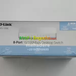 D-Link 8-Port 10/100 MBPS Unmanaged Switch Des-1008c Price in Ethiopia