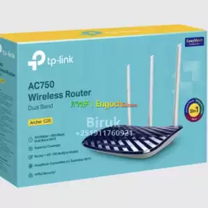 Tp-Link Archer C20 Ac750 tplink Dual Band Router Plus Extender Price in Ethiopia