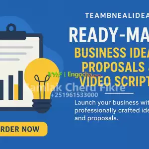 Business Idea + Proposal – Start Your Success Price in Ethiopia