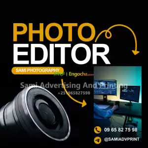 Photo Editor Photo Editing ፎቶ ኤዲተር ፎቶ ኤዲቲንግ Graphics Design in Ethiopia